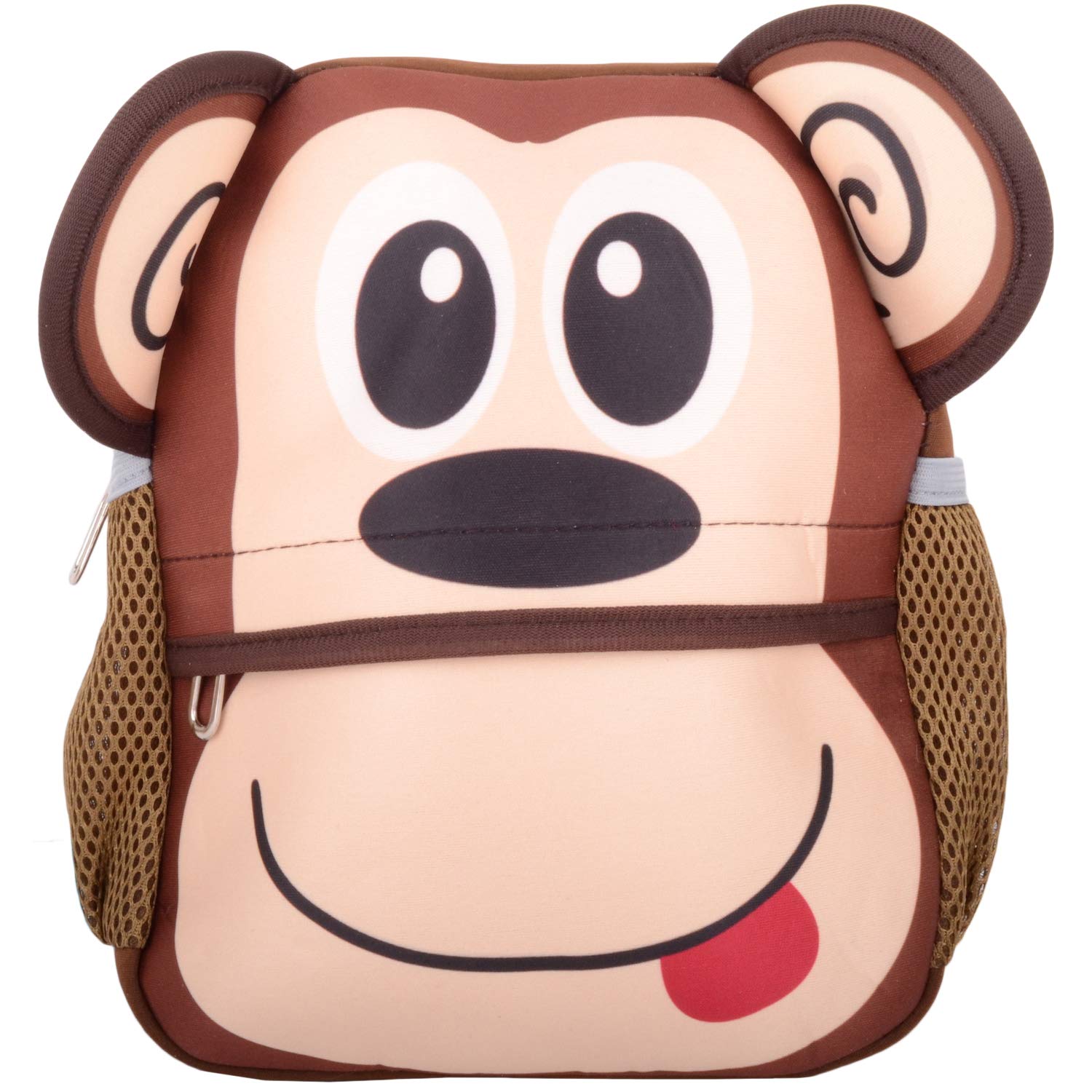Childrens/Kids/Toddler 3D Novelty Cartoon Travel Animal Back Pack Rucksack - Monkey