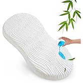 Baby Bassinet Mattress Pad 18" x 30" x 1" Compatible with Halo Bassinet, Waterproof Replacement Pad with Removable & Washable Mattress Cover