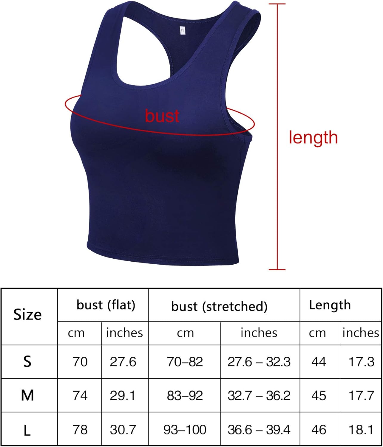 4 Pieces Basic Crop Tank Tops Sleeveless Racerback Crop Sport Cotton Top for Women: Clothing
