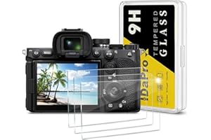 iDaPro Screen Protector for Sony Alpha A7R V A7RV A7R5 [3 Pack] Tempered Glass Easy Installation