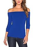 Women's Sexy Slim Fit Stretchy Off Shoulder Long