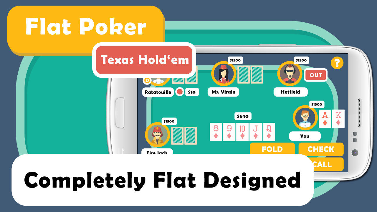 Flat Texas Hold'em Poker Offline Edition - Thumbnail 2