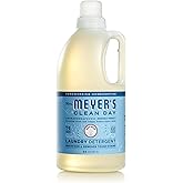 MRS. MEYER'S CLEAN DAY Laundry Detergent, Rain Water Scent, 64 Ounce Bottle