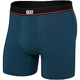 SAXX Underwear Co. Men's Underwear with Pouch Non-Stop Stretch Cotton Boxer Brief Fly