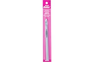 Susan Bates Silvalume Aluminum Crochet Hook 5.5", Size M13/9mm