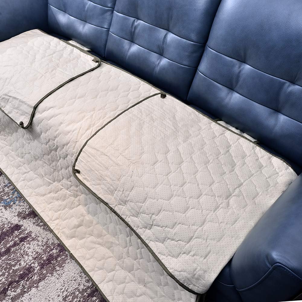 RBSC Home 46 Inch Loveseat Cover 100% Waterproof Slipcovers Anti-Slip Couch Covers for Leather Loveseat, Pets, Dogs, Cats Washable Protector (46",Olive): Kitchen & Dining