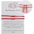 Handmade Red String Bracelets - 7 Knots Kabbalah Protection & Good Luck - Adjustable Cord Strand for Couples, Family & Friends