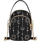 Crossbody Bags Crossbody Purse Chest Bag Sun Moon Stars Witch for Women Trendy