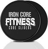 Iron Core Fitness Dual Sided Gliding Discs Core Sliders Cobalt Black