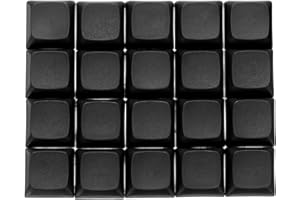 PATIKIL PBT Keycap Set, 20Pcs Colorful Mechanical Numeric Keypads Portable Blank Keycaps for Daily Office Work Gaming Enterta