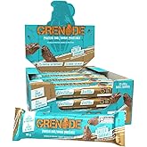 Grenade High Protein, Low Sugar Bar - Chocolate Chip Salted Caramel, 12 x 60 g