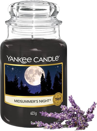 Yankee Candle Scented Candle Midsummer's Night Large Jar 150 Hours