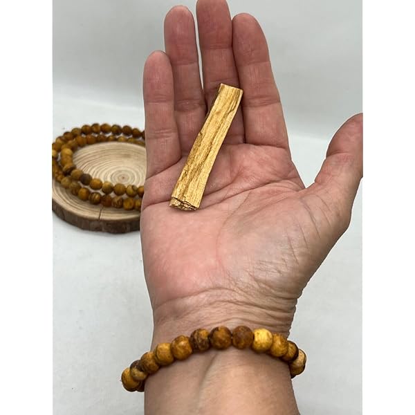 Collana Palo Santo Croce Inca Chakana regolabile da 38 a 70