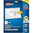 Avery Shipping Address Labels, Inkjet Printers, 100 Labels, 3-1/2 x 5, Permanent Adhesive, TrueBlock (8168), White