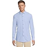 Johnston and Murphy Mens Xc4® Long-Sleeve Dress Knit Shirt