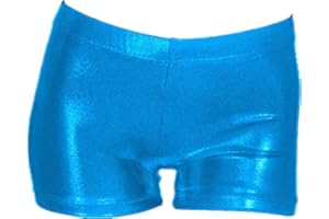 ZIZI Aosva Little Big Girls' Sparkle Dance Tumbling Athletic Gymnastics Short 2-14Years