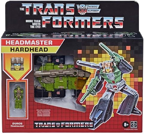 Amazon トランスフォーマー ウォルマート限定 レトロ ヘッドマスターズ デラックス クラス ハードヘッド Transformers 21 Walmart Exclusive Retro Headmasters Deluxe Class Hardhead G1 レジェンズ タイタンズ リターン 並行輸入品 ロボット 子ども向け