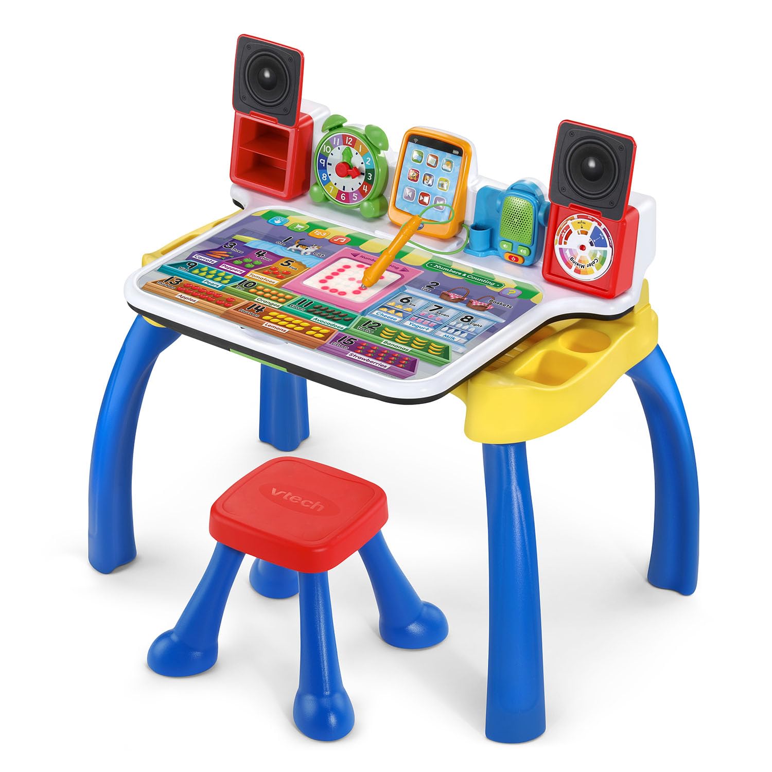 Photo 1 of ***FOR PARTS/ MISSIGN ASSEMBLY PIECES*** VTech Explore and Write Deluxe Activity Desk (Frustration Free Packaging), Blue