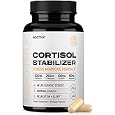 Nootrix Cortisol Manager & Stabilizer Supplement | Supports Deep Sleep, Relaxation, Adrenal Health & Stress | 300mg Ashwagandha | L-Theanine, Rhodiola Rosea Extract & Apigenin | 30 Capsules