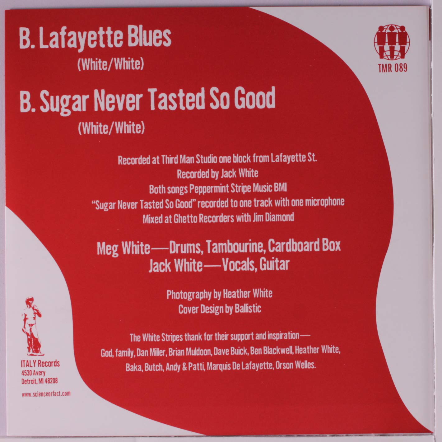 White Stripes Lafayette Blues Sugar Never Tasted So Good Amazon Com Music white stripes lafayette blues sugar