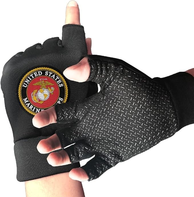 Marine Corps Workout Gloves AntiSlip Silica Gel Grip