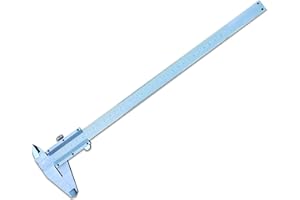 DelitonGude 12 inch Vernier Caliper,Stainless Steel Caliper Measuring Tool, 0-12inch/0-300mm Manual Micrometer, 0.001inch/0.02mm,for Inside,Outside,Depth and Step Measurements(12inch)