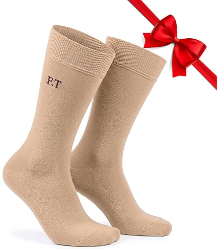 custom embroidered dress socks Noni Customizable Text Middle order ** 2) Plus Size Navy Dress SCH006373_PAT_L Color:Muted Satin Whisper Blue