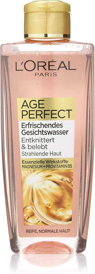 L'Oreal Paris Age Perfect Refreshing Facial Toner Mature Skin 200ml Cleansing