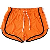 AIMPACT Mens Mesh Shorts 3 Inch Running Gym Athletic Workout Bodybuilding Booty Track Shorts Vintage Fitted Short