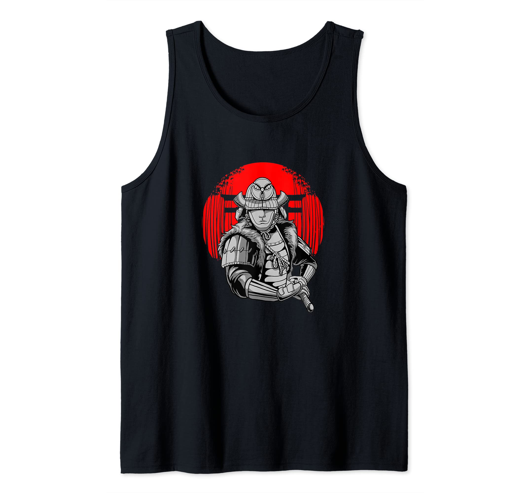 Samurai Warrior - Sword Art Japanese Fighter Katana Tank Top