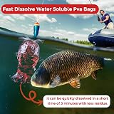 Realure 100 Pcs PVA Bags 50x100mm Fast Dissolve Water Soluble Carp Bait Bags view 3