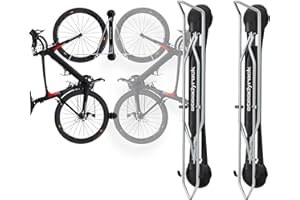 Steadyrack Bike Rack - Classic Vertical Wall Mount for Garage, Easy Lift Indoor Bike Storage Solution for Home, Bicycle Hange