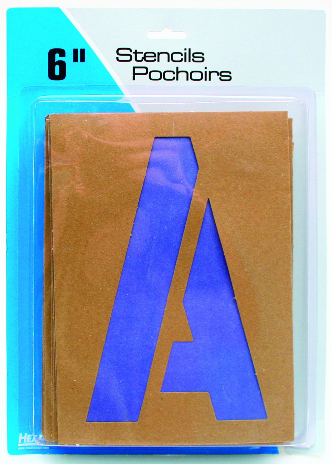 Headline Sign 6in. Stencil Kit, Caps/Numbers