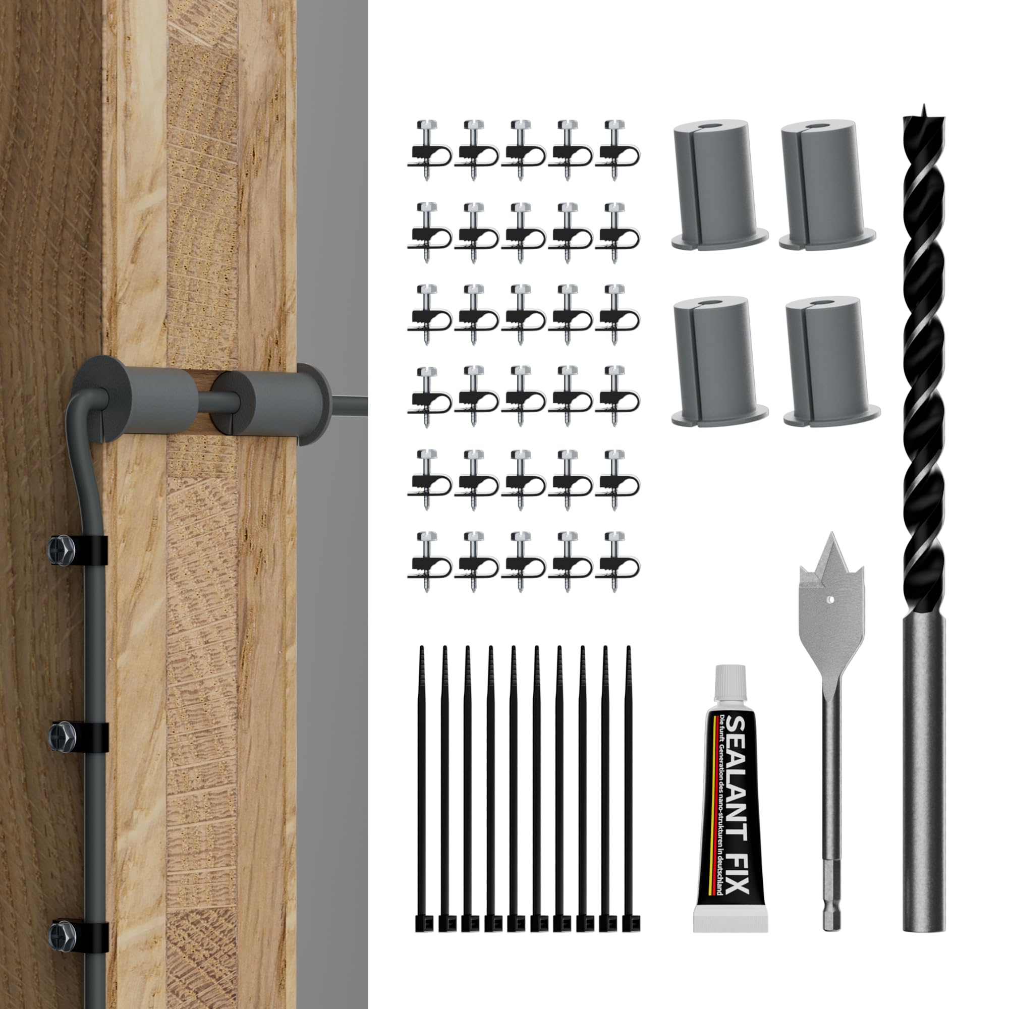 EAZUSE Starlink Cable Routing Kit for Gen 2 Gen 3 Starlink Cable ...