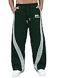 GORGLITTER Men's Baggy Wide Leg Sweatpants Y2K