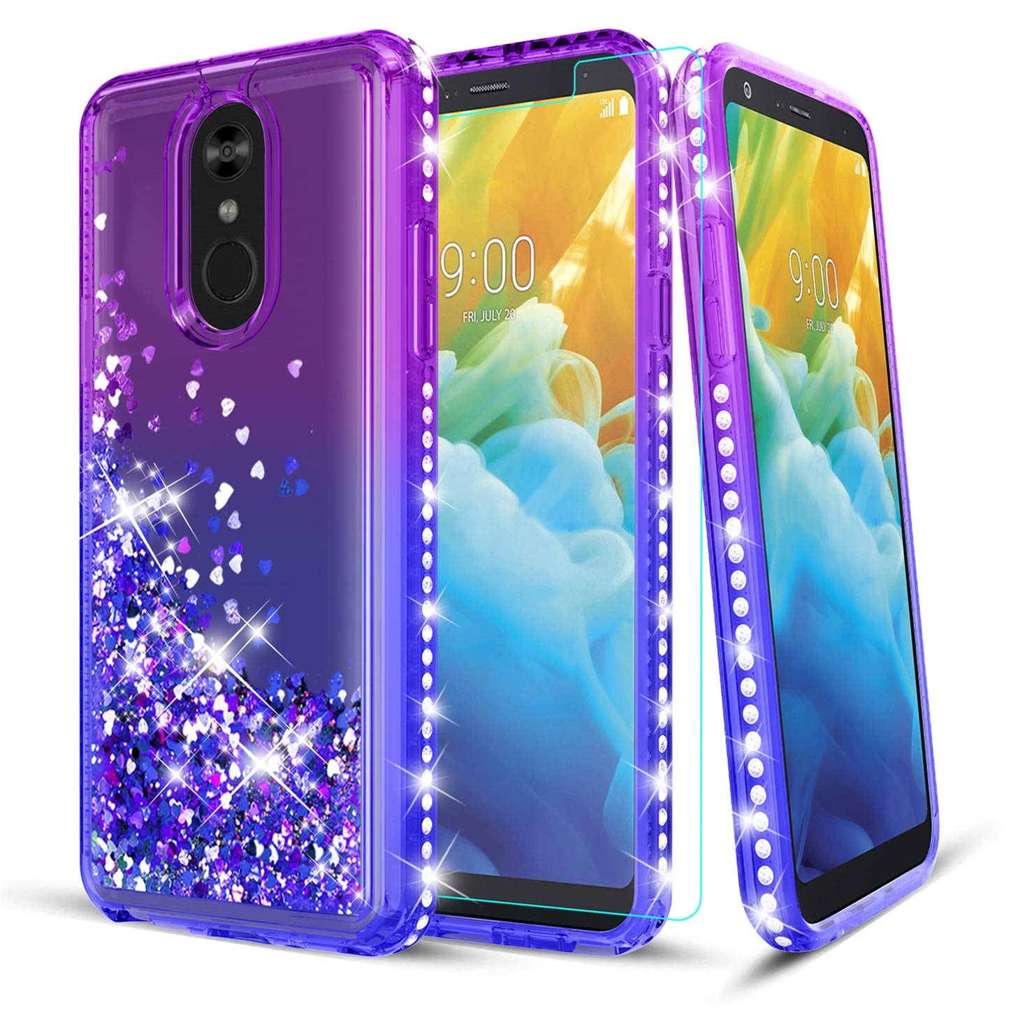 Best Lg Stylo 4 Purple Case With Screen Protector