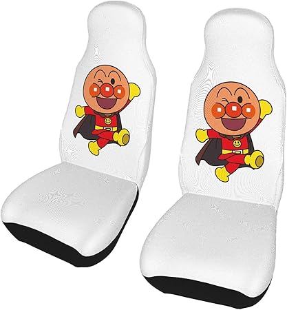 Amazon 車 シートカバー それいけ アンパンマン 1 カーシートカバー 防水シートカバー 防塵 汚れ防止 前席シートカバー 軽 普通車適用 フロント 汎用 シート保護 2枚 車載 オシャレ グッズ ずれにくい132 52cm シートカバー 車 バイク