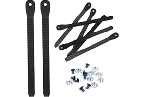 Tugaizi 8 Pieces Snowboard Ankle Ladder Straps Snowboard Binding Parts Snowboard Ankle Ladder Strap Binding for Snowboard Strap-in Binding System