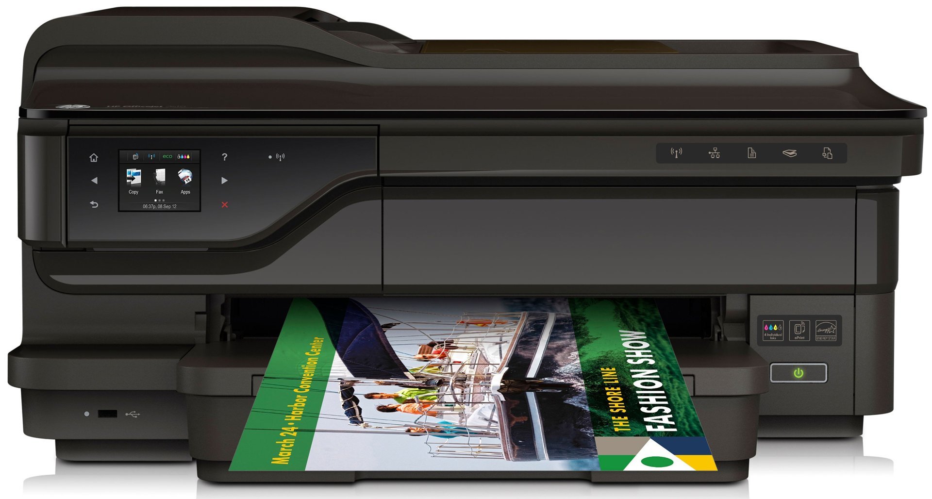 Photo 1 of ***PARTS MAY BE MISSING ***HP OfficeJet 7612 Wide Format All-in-One Printer with Wireless & Mobile Printing, HP Instant Ink or Amazon Dash Replenishment Ready (G1X85A)