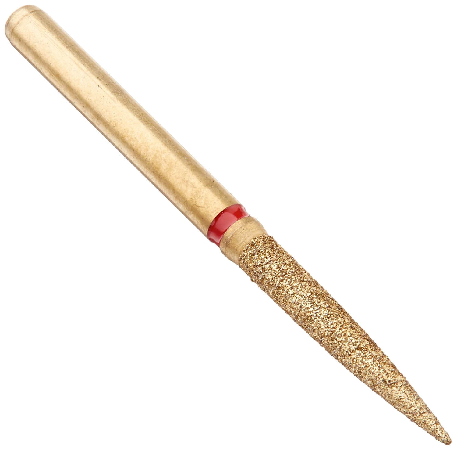 CROSSTECH G863/016F 24K GoldPlated Diamond Burs, Flame