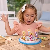 Melissa & Doug Birthday Party Cake Wooden Play Food Toy 3+ Gift view 2