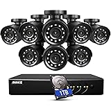 ANNKE 3K Lite Security Camera System Outdoor with AI Human/Vehicle Detection, 8CH H.265+ DVR and 8 x 1920TVL 2MP IP66 Home CC