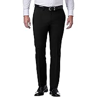 Perry Ellis Men's Slim Fit Flat Front Stretch Dobby Pants