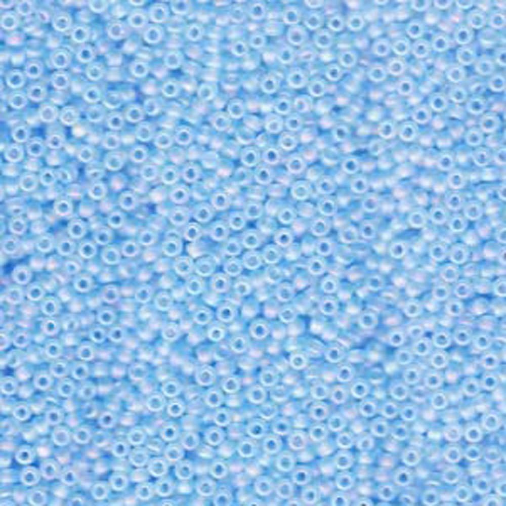 Light Blue Matte AB Transparent Miyuki 11/0 rocailles glass seed beads 24 grams