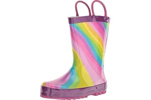 Western Chief Rain Boots with Pull on Handles for Toddlers and Kids - Premium Waterproof Boots for Boys and Girls
