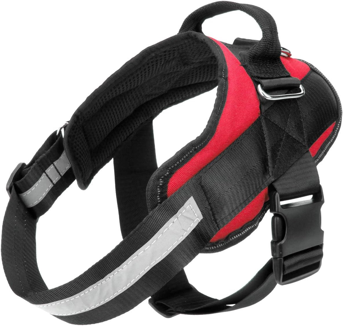 Bolux Over Head Dog Harness, Easy On and Off Pet Vest Harness, Reflective Breathable and Easy Adjust Pet Halters with Nylon Handle for Small Medium Large Dogs