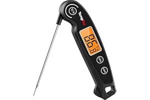 ThermoPro TP605 Instant Read Meat Thermometer Digital for Cooking, Waterproof Food Thermometer with Backlight & Calibration, 