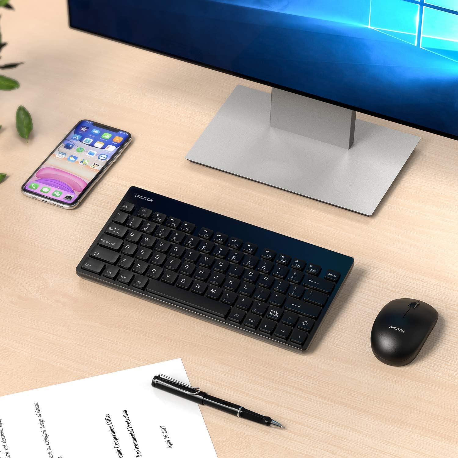 Combo tastiera e mouse wireless - GEEZER Lake Blue Italy