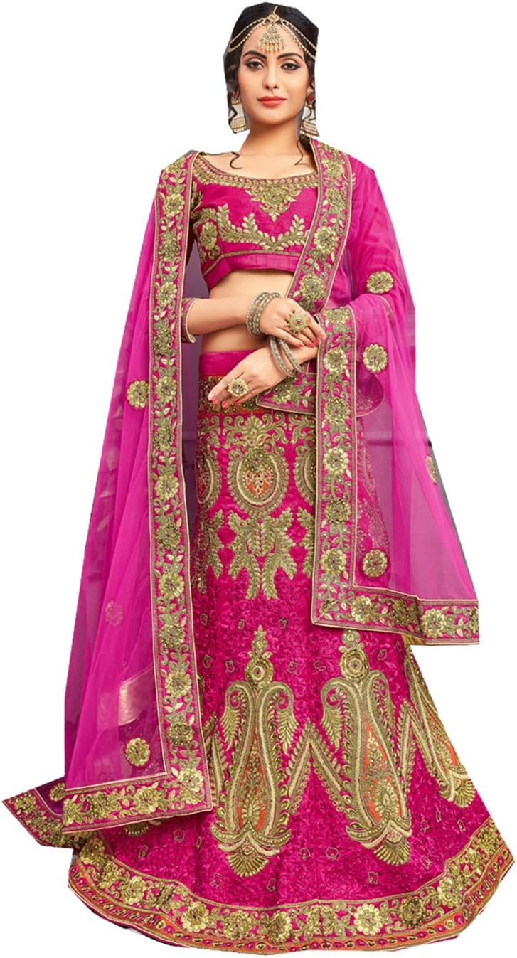 PinkcityShoppy Indian Designer Partywear Ethnic Traditional Rani Lehenga Choli