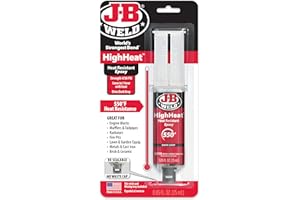 J-B Weld High Heat Epoxy Syringe, Dark Grey